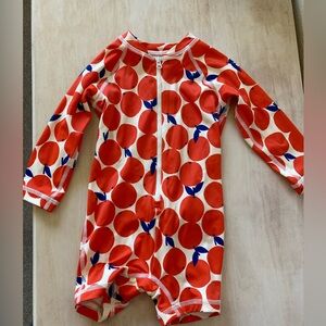 Hanna Andersson rashguard swimsuit 12-18 mos